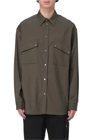 Fendi Heren, Overhemden, Groen, Maat: M