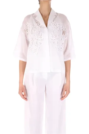 Max Mara Dames, Blouses & Shirts, Wit, Maat: S