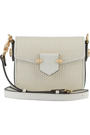 Pourchet Paris Dames, Tassen, Wit, Maat: ONE Size Leer