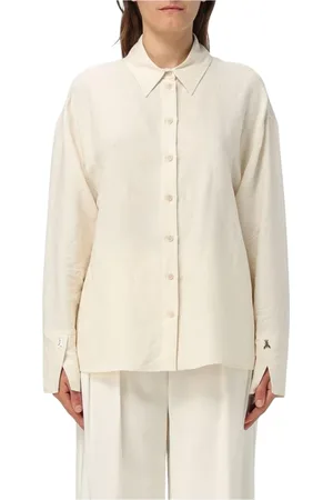 Patrizia Pepe Dames, Blouses & Shirts, , Maat: M Linnen