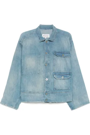 Maison Margiela Heren, Jassen, Blauw, Maat: L