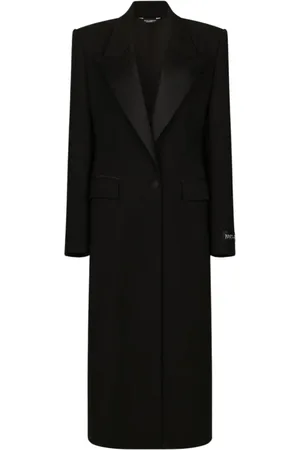 Dolce & Gabbana Dames, Mantels, Zwart, Maat: XS Zijde