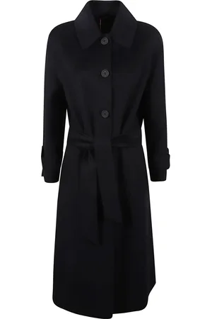 Max Mara Dames, Mantels, Blauw, Maat: 3XS Wol