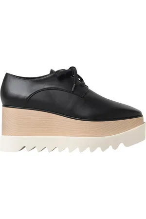 Stella McCartney Dames, Schoenen, Zwart, Maat: 40 EU Leer