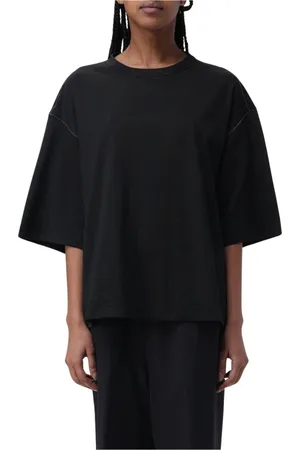 Fabiana Filippi Dames, Tops, Zwart, Maat: XS Katoen