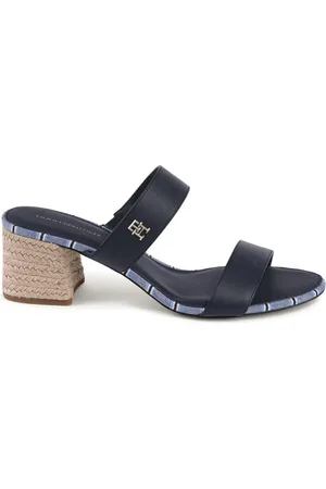Tommy Hilfiger Dames, Schoenen, Blauw, Maat: 42 EU Leer