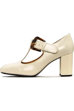 CESARE GASPARI Dames, Schoenen, Wit, Maat: 38 EU Leer