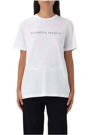 Elisabetta Franchi Dames, Tops, Wit, Maat: M