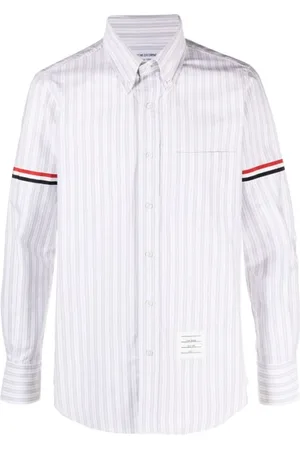 Thom Browne Heren, Overhemden, Wit, Maat: XL