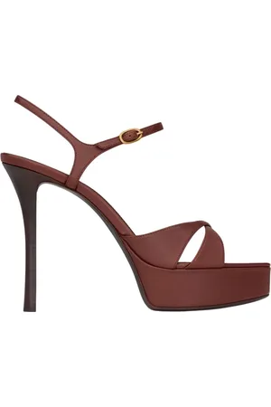 Saint Laurent Dames, Schoenen, Bruin, Maat: 39 EU