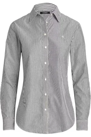 Ralph Lauren Dames, Blouses & Shirts, Zwart, Maat: L