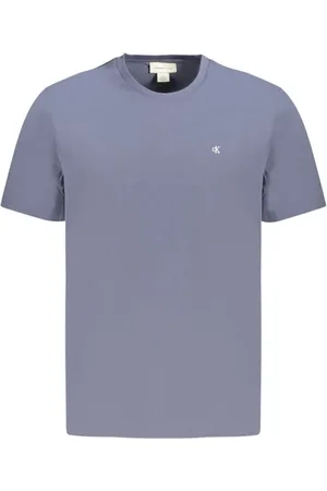 Calvin Klein Heren, Tops, Blauw, Maat: S Katoen
