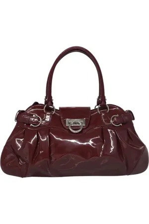 Salvatore Ferragamo Dames, Pre-owned, Rood, Maat: ONE Size