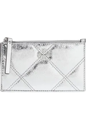 Tory Burch Dames, Accessoires, Grijs, Maat: ONE Size Leer