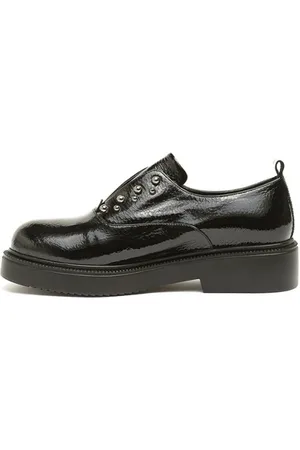 CESARE GASPARI Dames, Schoenen, Zwart, Maat: 38 EU Leer