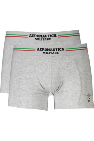 Aeronautica Militare Heren, Ondergoed, Grijs, Maat: M Katoen