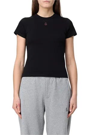 Alexander McQueen Dames, Tops, Zwart, Maat: XS Katoen