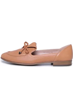 CESARE GASPARI Dames, Schoenen, Oranje, Maat: 36 EU Leer
