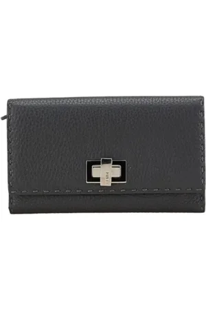 Fendi Dames, Pre-owned, Zwart, Maat: ONE Size Leer