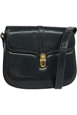 Gucci Dames, Pre-owned, Blauw, Maat: ONE Size Leer