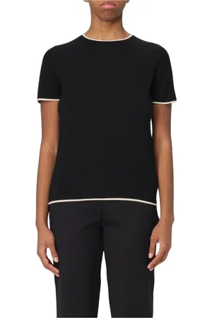 Max Mara Dames, Tops, Zwart, Maat: S Kasjmier
