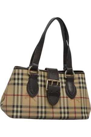 Burberry Dames, Pre-owned, , Maat: ONE Size Leer