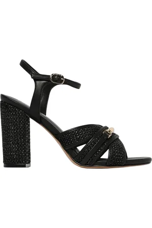 Twin-Set Dames, Schoenen, Zwart, Maat: 38 EU Leer