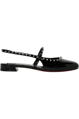 Christian Louboutin Dames, Schoenen, Zwart, Maat: 36 1/2 EU Leer