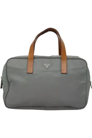 Prada Dames, Pre-owned, Grijs, Maat: ONE Size Nylon