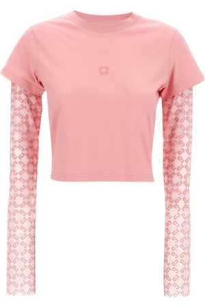 Givenchy Dames, Tops, Roze, Maat: S Katoen