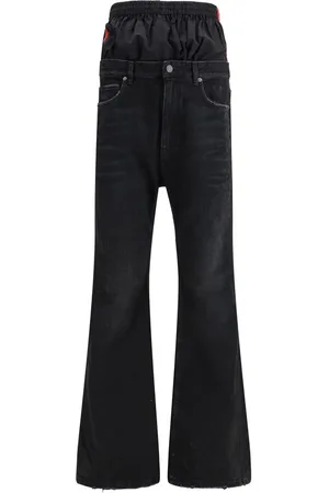 Balenciaga Heren, Jeans, Zwart, Maat: XS Nylon