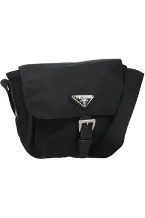 Prada Dames, Pre-owned, Zwart, Maat: ONE Size Nylon