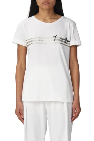 Liu Jo Dames, Tops, Wit, Maat: XL Katoen