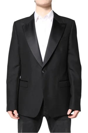 Dolce & Gabbana Heren, Pakken, Zwart, Maat: 2XL Zijde