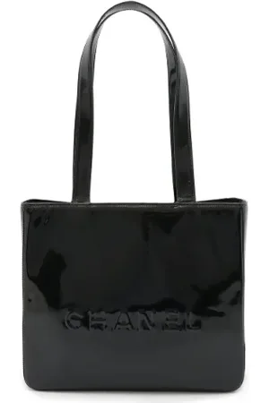 CHANEL Dames, Pre-owned, Zwart, Maat: ONE Size Leer