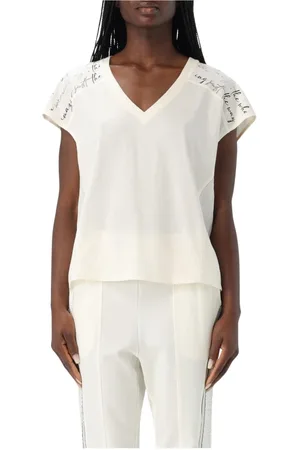 Liu Jo Dames, Tops, Wit, Maat: M