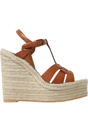 Saint Laurent Dames, Schoenen, Bruin, Maat: 36 1/2 EU Leer