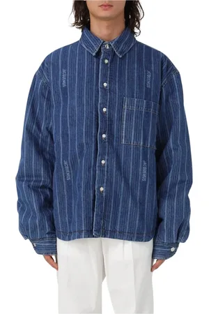 Jacquemus Heren, Overhemden, Blauw, Maat: M Denim