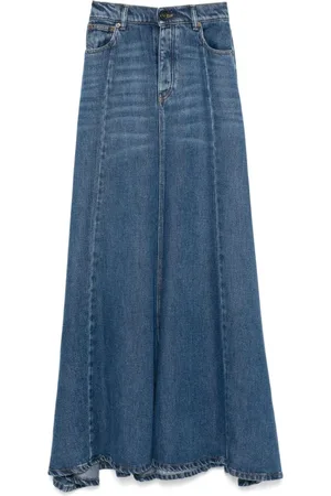 SEMICOUTURE Dames, Rokken, Blauw, Maat: 2XS