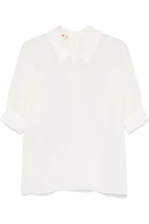 Marni Dames, Blouses & Shirts, Wit, Maat: S