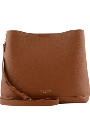 Pourchet Paris Dames, Tassen, Bruin, Maat: ONE Size Leer