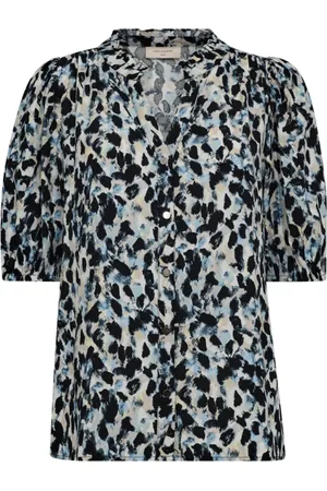 Freequent Dames, Blouses & Shirts, Veelkleurig, Maat: M