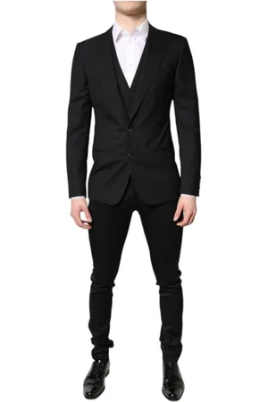 Dolce & Gabbana Heren, Pakken, Zwart, Maat: S