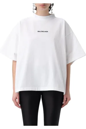Balenciaga Dames, Tops, Wit, Maat: XL Katoen