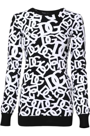 Dolce & Gabbana Dames, Truien, Zwart, Maat: XS Viscose