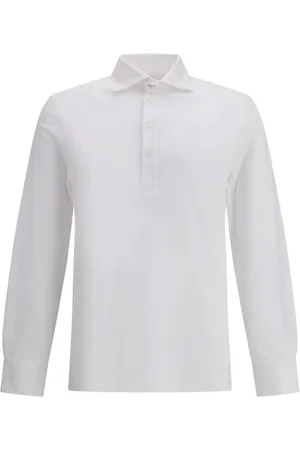 Brunello Cucinelli Heren, Tops, Wit, Maat: L Katoen