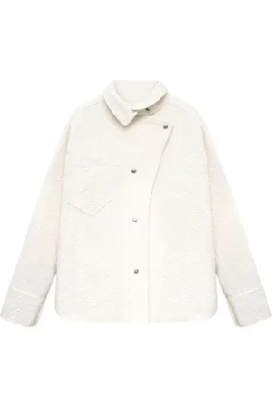 MARGAUX LONNBERG Dames, Jassen, Wit, Maat: XS Katoen