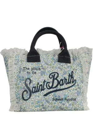 MC2 SAINT BARTH Dames, Tassen, Blauw, Maat: ONE Size Katoen