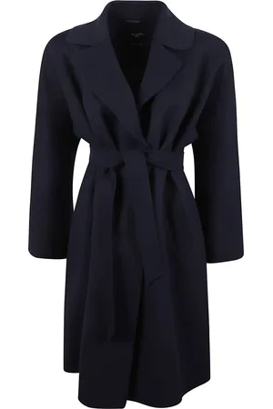 Max Mara Dames, Mantels, Blauw, Maat: 2XS Wol