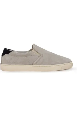 Brunello Cucinelli Heren, Schoenen, Grijs, Maat: 43 EU Leer